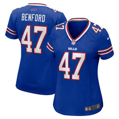 Nike Christian Benford Buffalo Bills Women's Game Jersey Royal