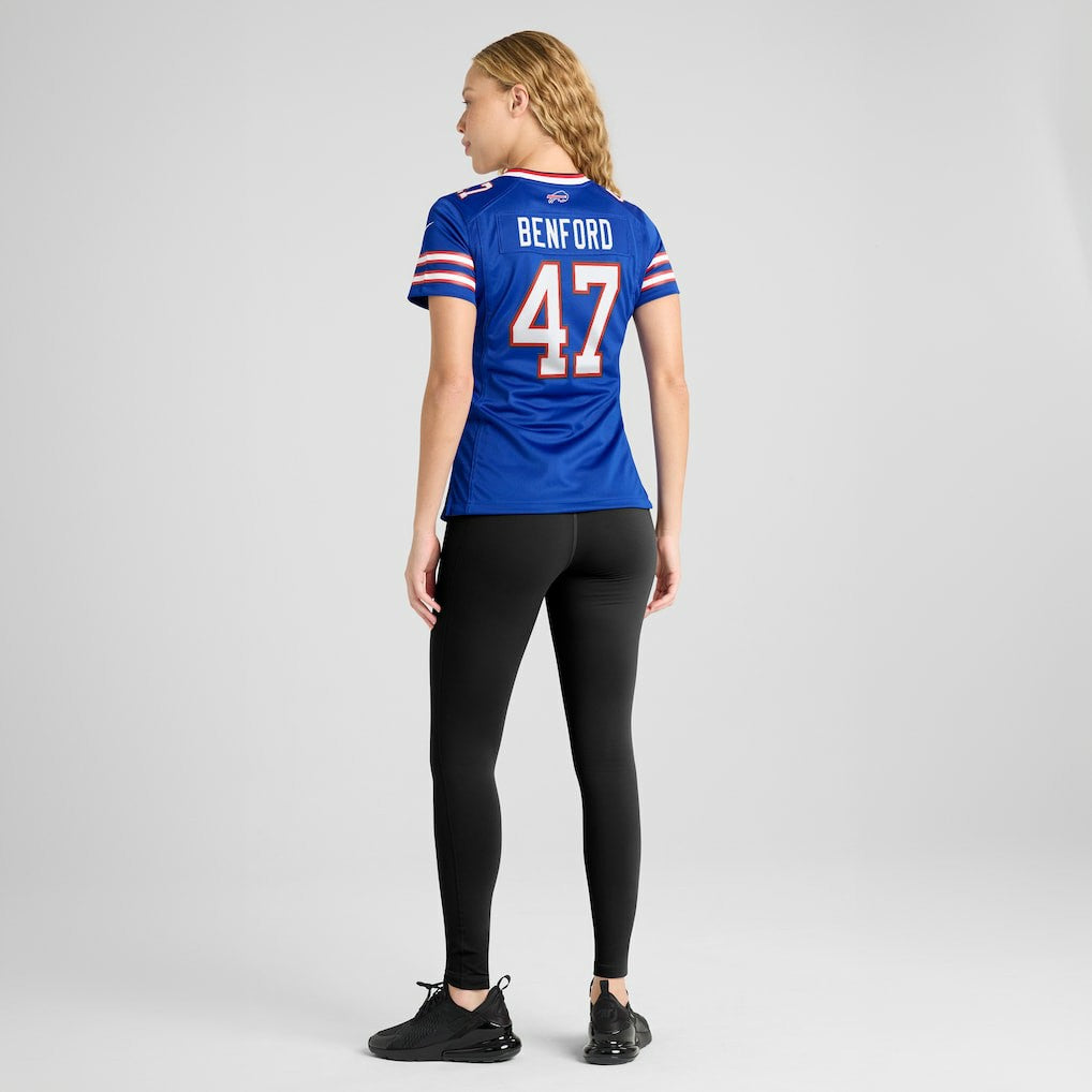 Nike Christian Benford Buffalo Bills Women's Game Jersey Royal
