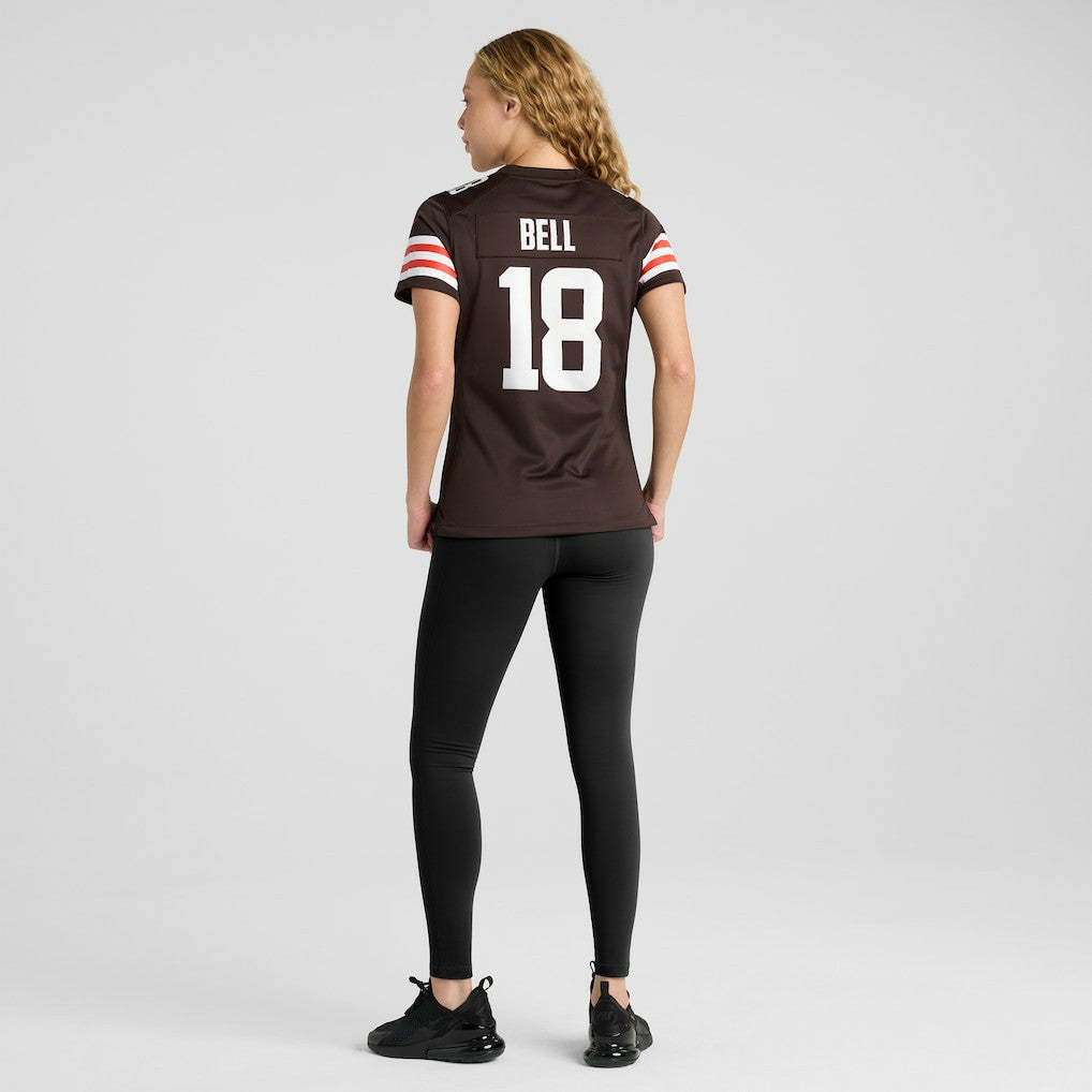 Nike David Bell Cleveland Browns Women's Game Jersey Brown