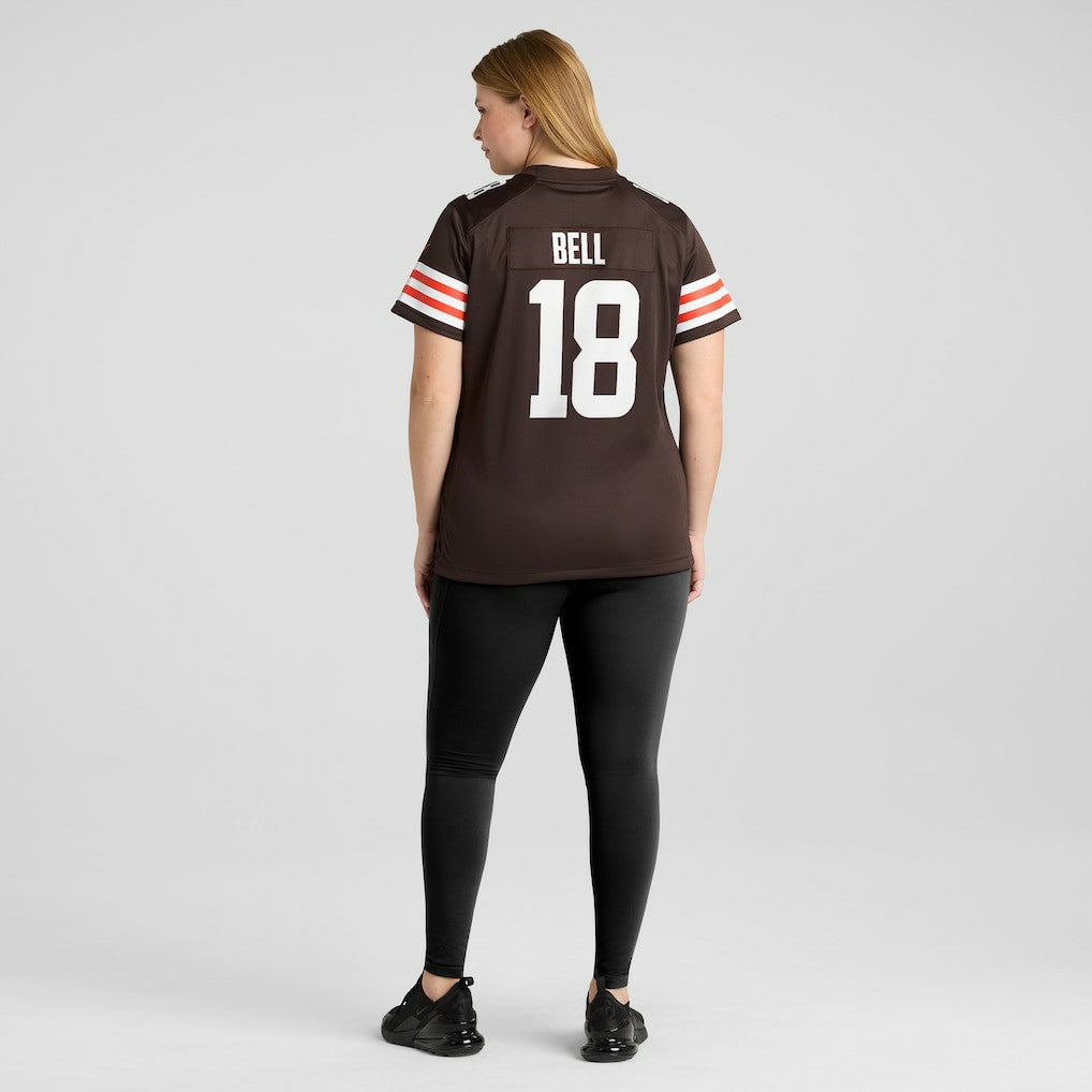 Nike David Bell Cleveland Browns Women's Game Jersey Brown