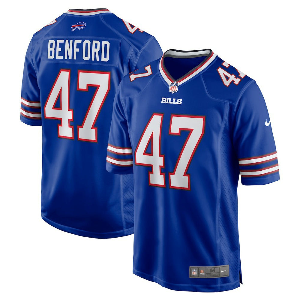 Nike Christian Benford Buffalo Bills Game Jersey Royal