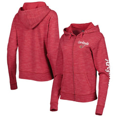 Arizona Cardinals New Era Women's Reverse Full-Zip Hoodie Cardinal