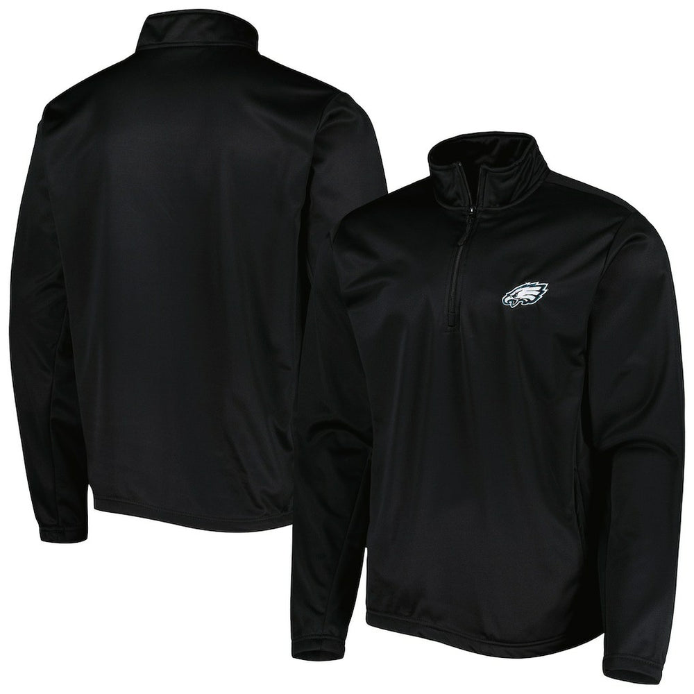 Philadelphia Eagles Dunbrooke All-Star Tech Quarter-Zip Top Black