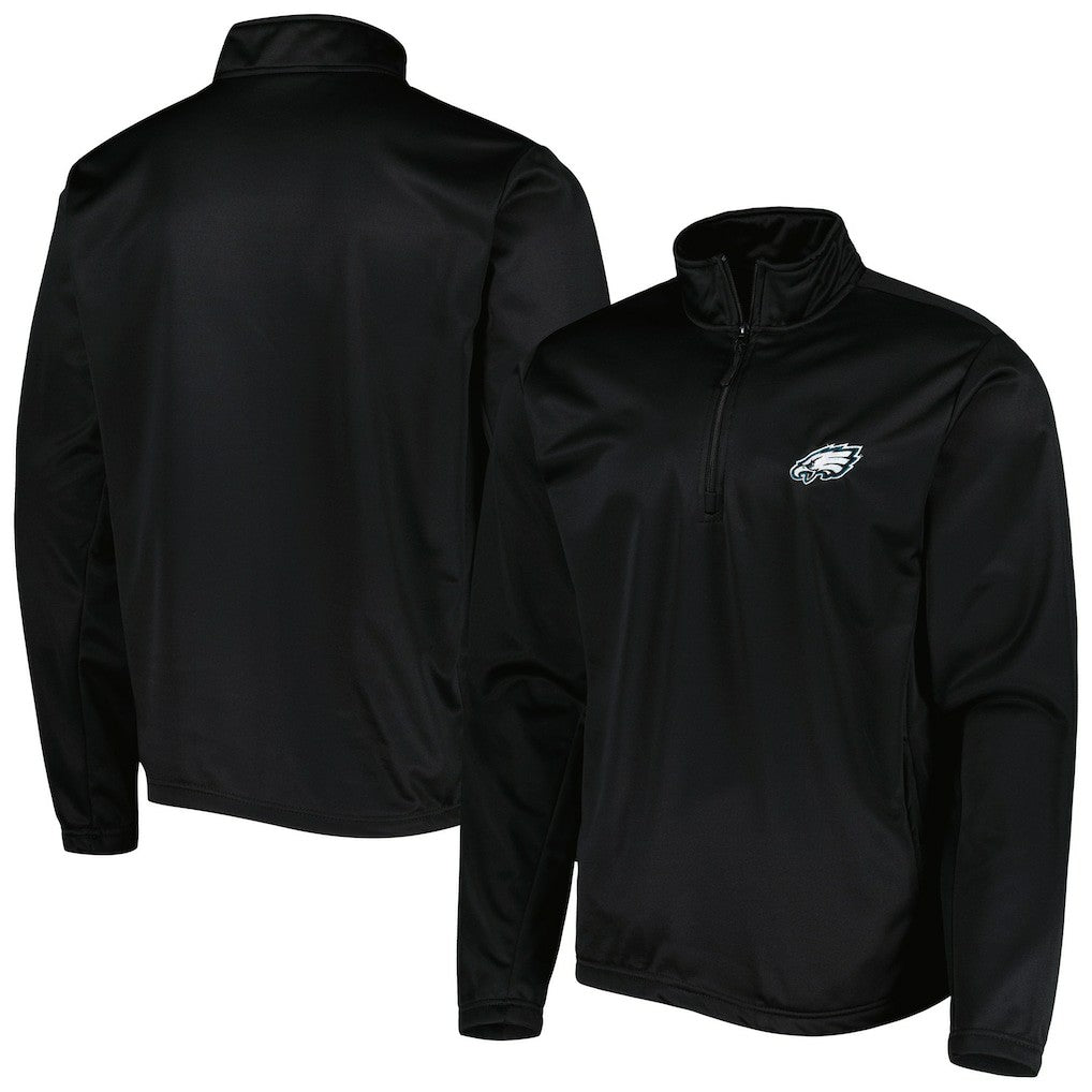 Philadelphia Eagles Dunbrooke All-Star Tech Quarter-Zip Top Black