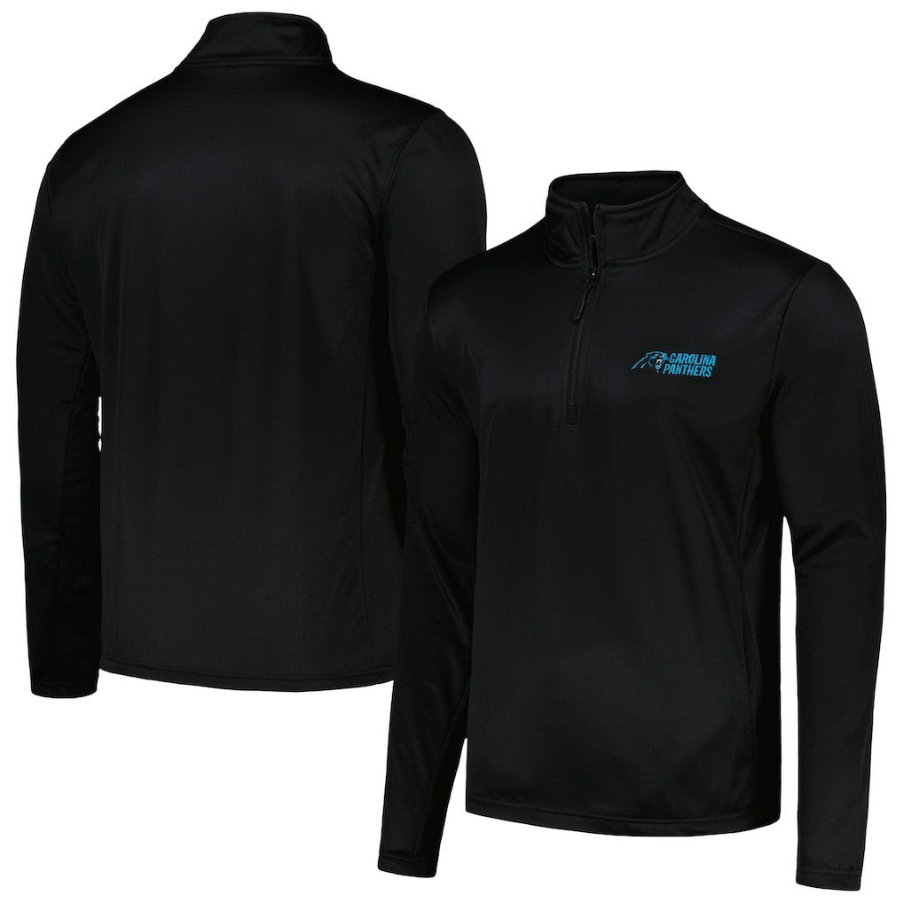 Carolina Panthers Dunbrooke All-Star Tech Quarter-Zip Top Black