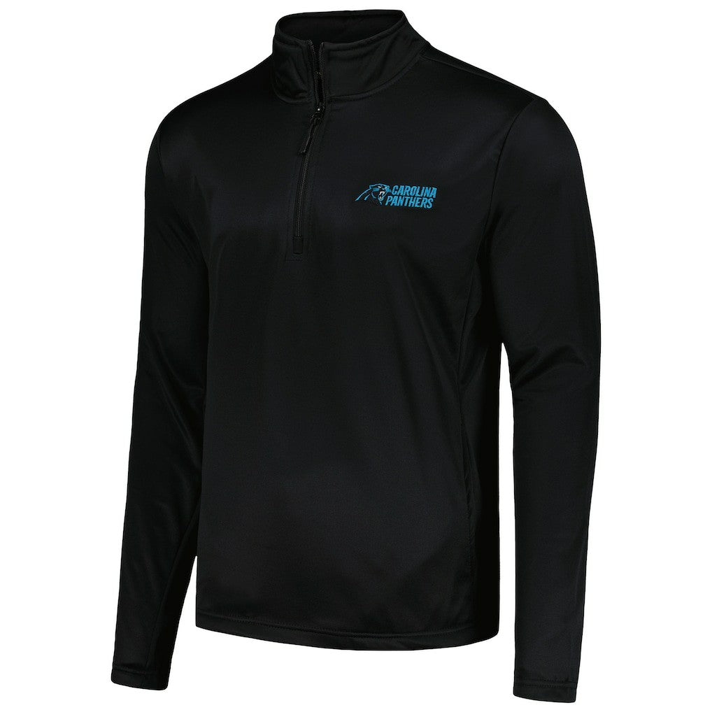 Carolina Panthers Dunbrooke All-Star Tech Quarter-Zip Top Black