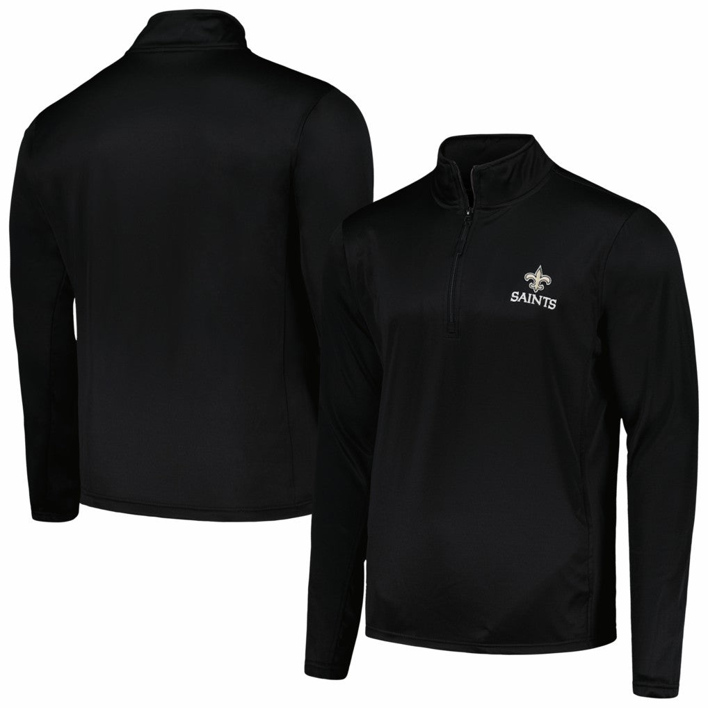 New Orleans Saints Dunbrooke All-Star Tech Quarter-Zip Top Black
