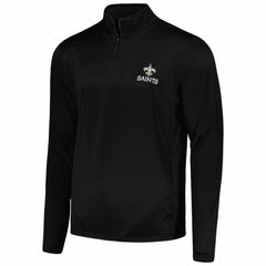 New Orleans Saints Dunbrooke All-Star Tech Quarter-Zip Top Black