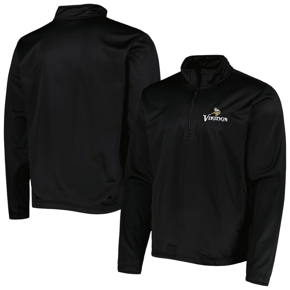 Minnesota Vikings Dunbrooke All-Star Tech Quarter-Zip Top Black