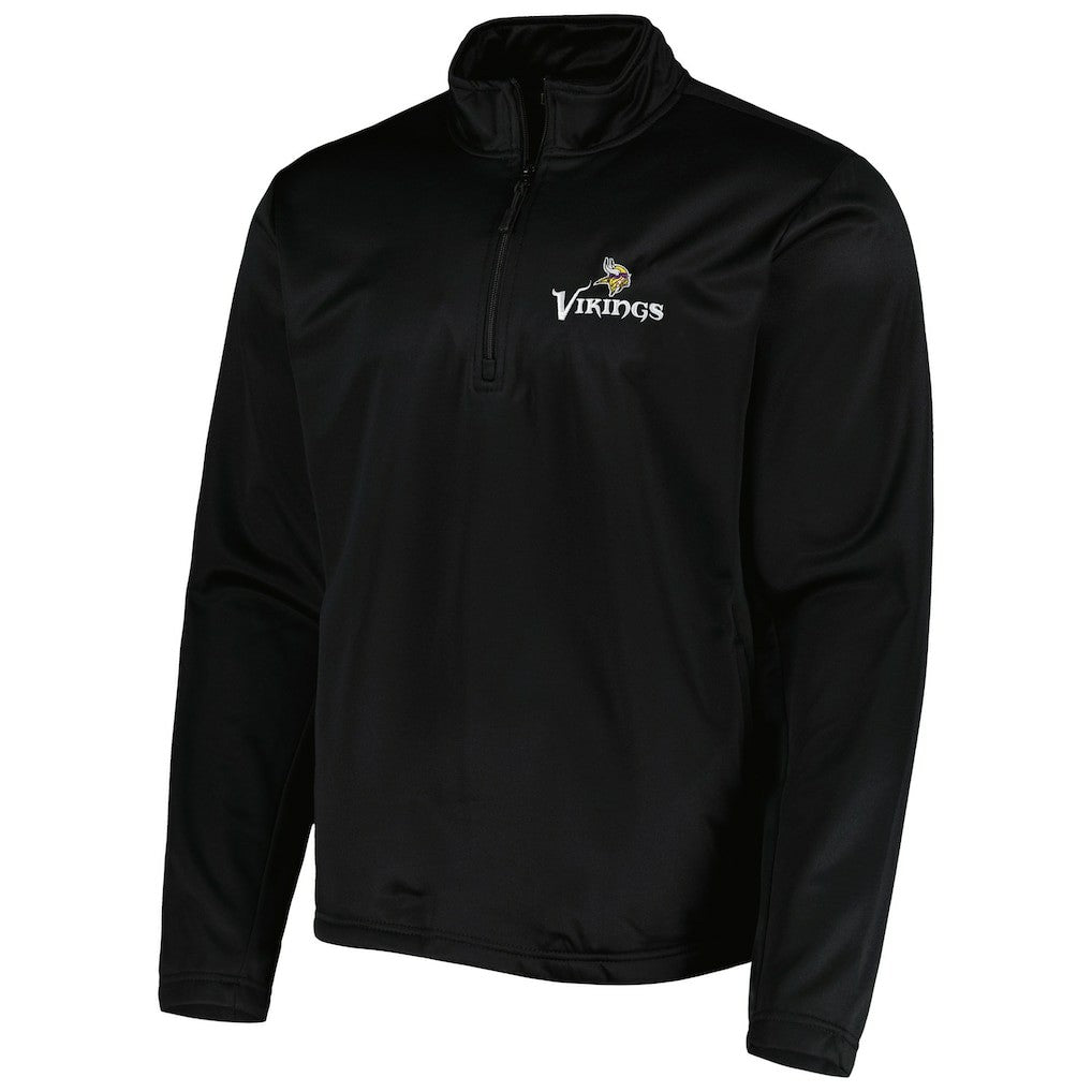 Minnesota Vikings Dunbrooke All-Star Tech Quarter-Zip Top Black