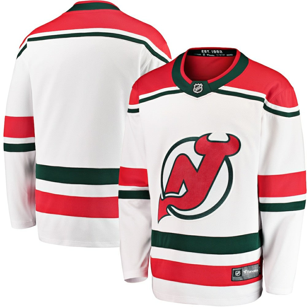 New Jersey Devils Fanatics Alternate Breakaway Jersey - White - NHL 4900887