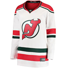 New Jersey Devils Fanatics Women's Alternate Breakaway Jersey - White - NHL 4900892