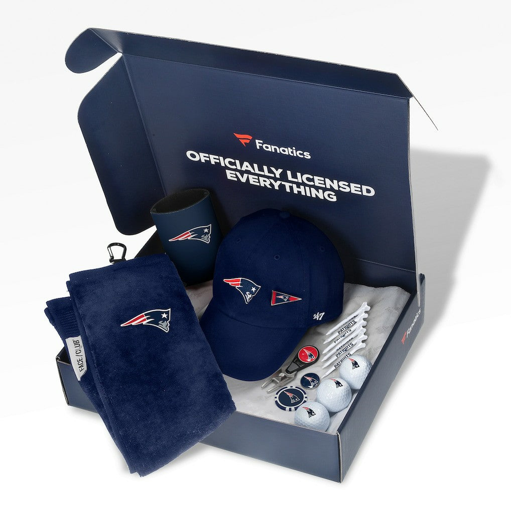 Fanatics New England Patriots Pack Golf-Themed Gift Box $105+ Value