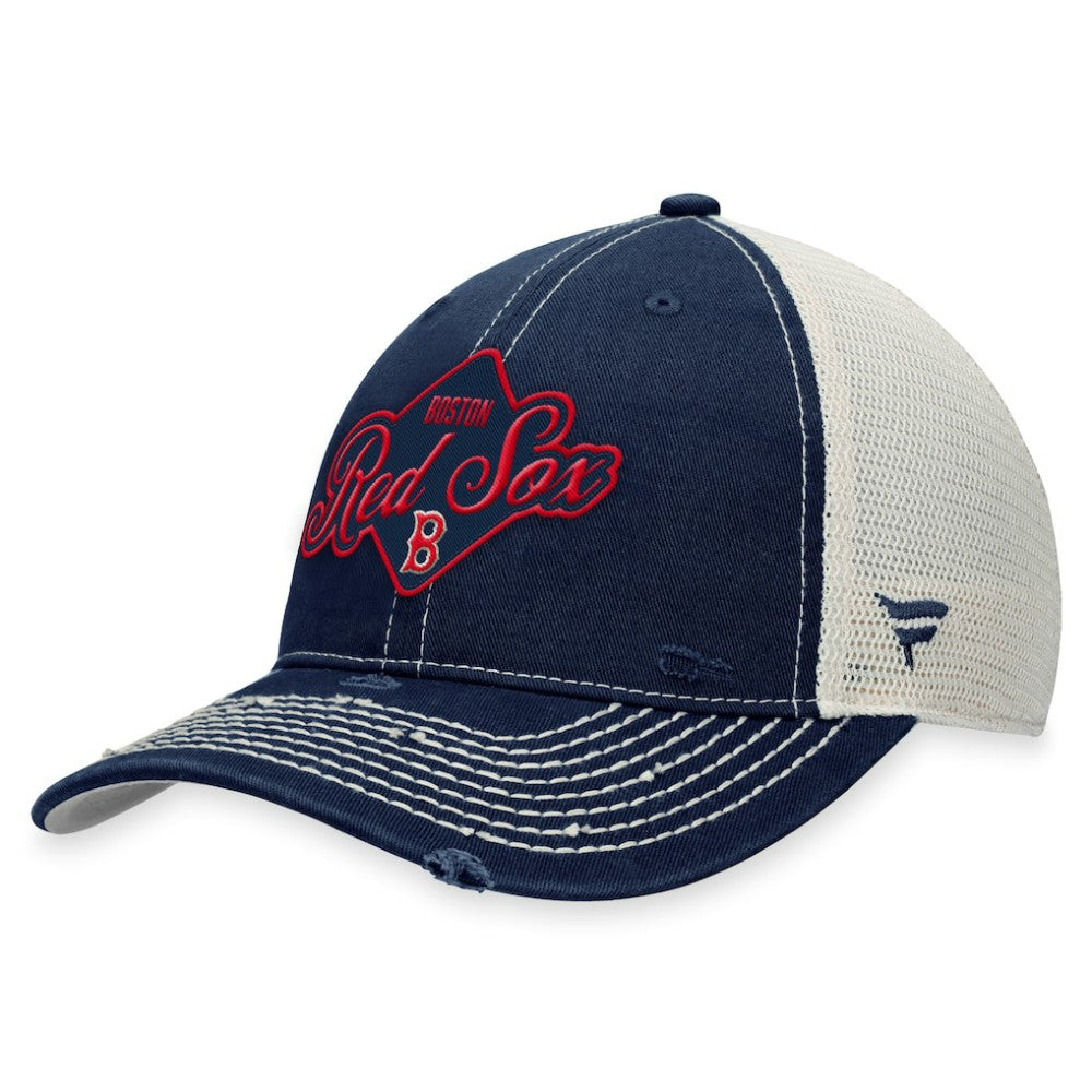 Boston Red Sox Fanatics Heritage Trucker Snapback Hat - Navy - Fanatics Lifestyle