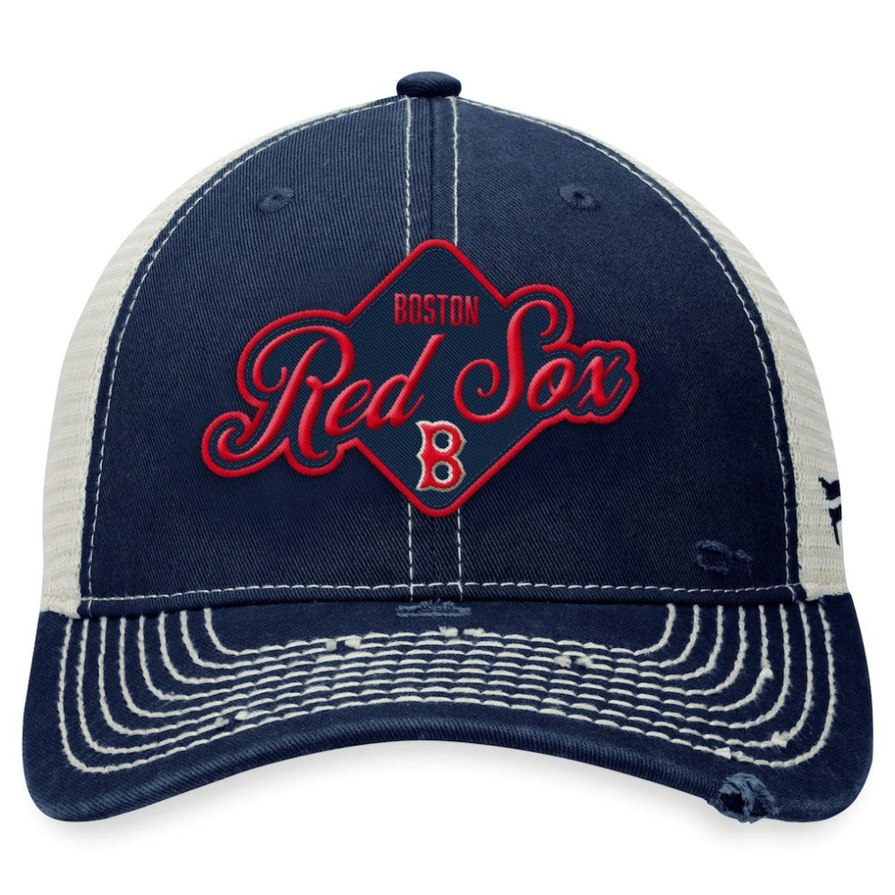 Boston Red Sox Fanatics Heritage Trucker Snapback Hat - Navy - Fanatics Lifestyle