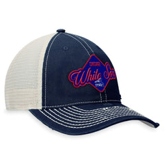 Chicago White Sox Fanatics Heritage Trucker Snapback Hat - Navy - Fanatics Discount