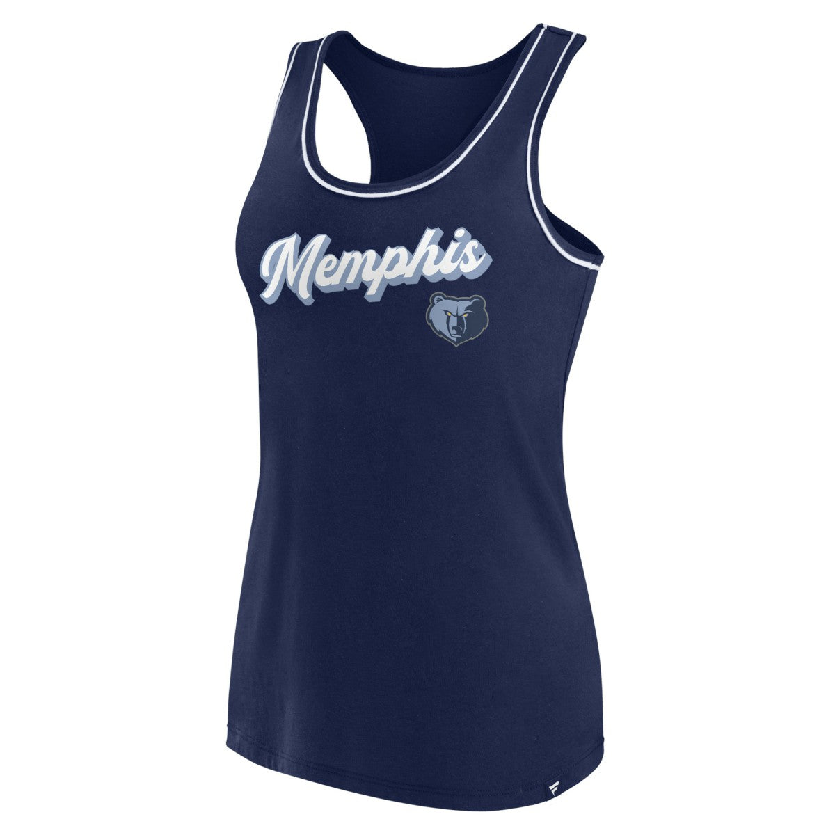 Memphis Grizzlies Women's Wordmark Logo Racerback Tank Top Navy | Fanatics outlet