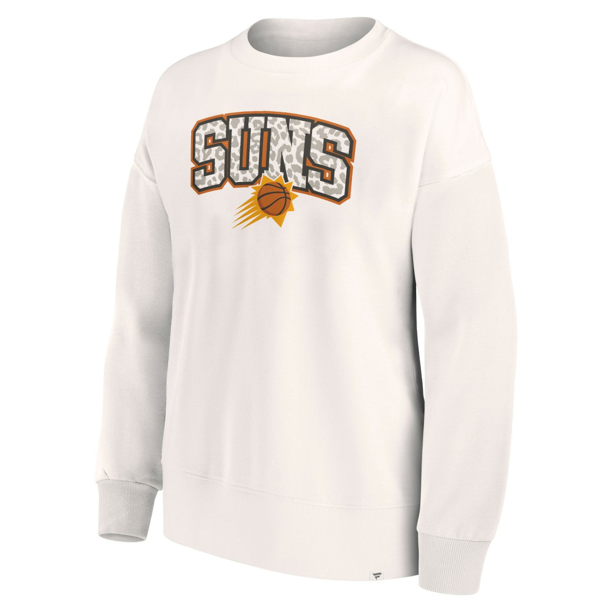 Phoenix Suns Women's Tonal Leopard Pullover Sweatshirt White | Fanatics discount