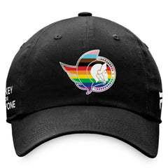 Ottawa Senators Fanatics Team Logo Pride Adjustable Hat - Black - NHL 4905366