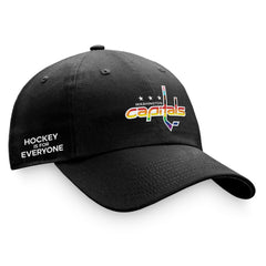 Washington Capitals Fanatics Team Logo Pride Adjustable Hat - Black - NHL 4905368