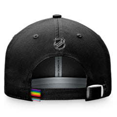 Tampa Bay Lightning Fanatics Team Logo Pride Adjustable Hat - Black - NHL 4905375