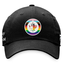 Winnipeg Jets Fanatics Team Logo Pride Adjustable Hat - Black - NHL 4905377