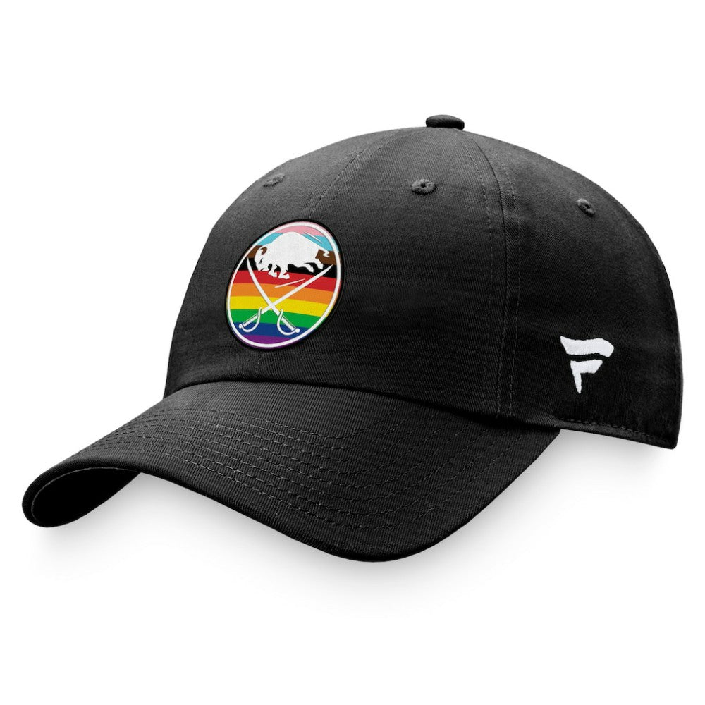 Buffalo Sabres Fanatics Team Logo Pride Adjustable Hat - Black - NHL 4905382