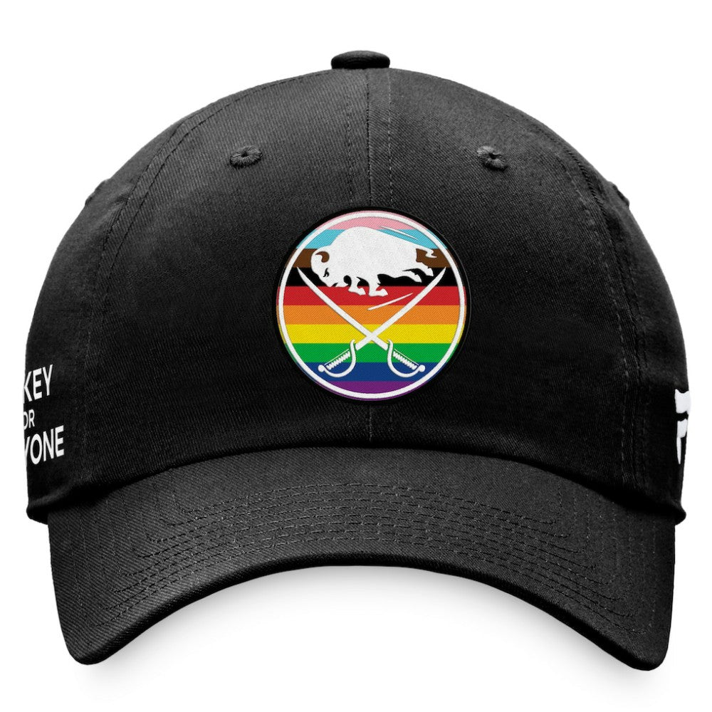 Buffalo Sabres Fanatics Team Logo Pride Adjustable Hat - Black - NHL 4905382