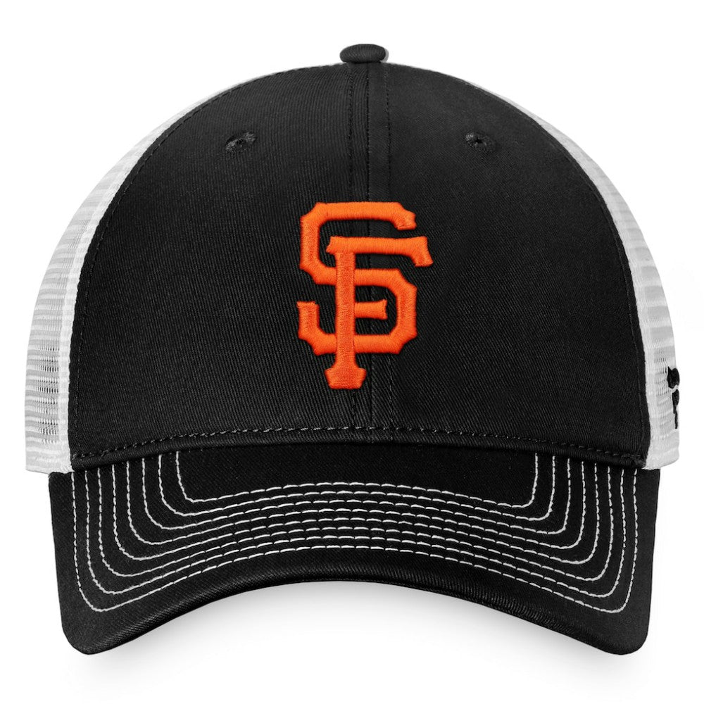 San Francisco Giants Fanatics Team Core Unstructured Trucker Adjustable Hat - Black/White - Fanatics Online