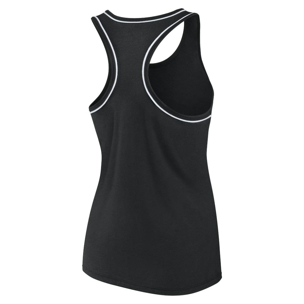 Pittsburgh Penguins Fanatics Women's Wordmark Logo Racerback Scoop Neck Tank Top - Black - NHL 4905401