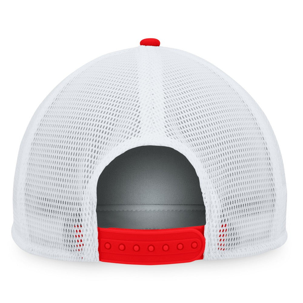 Los Angeles Angels Majestic Foam Trucker Snapback Hat - Red/White - MLB Online
