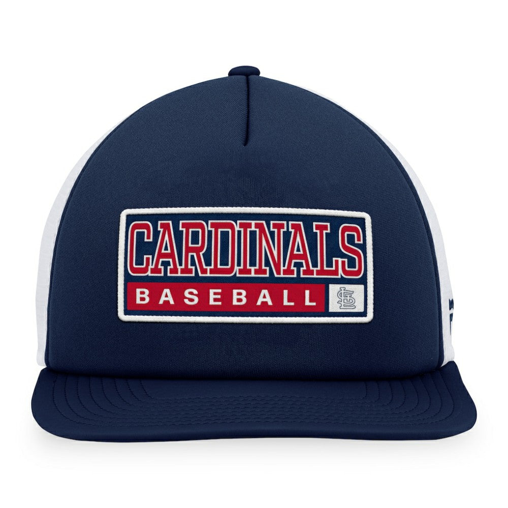 St. Louis Cardinals Majestic Foam Trucker Snapback Hat - Navy/White - MLB Sale