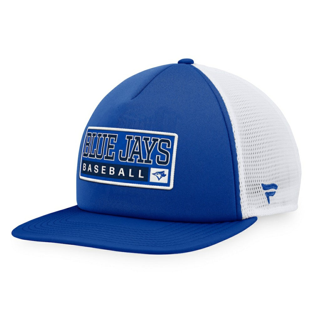 Toronto Blue Jays Majestic Foam Trucker Snapback Hat - Royal/White - MLB Sale