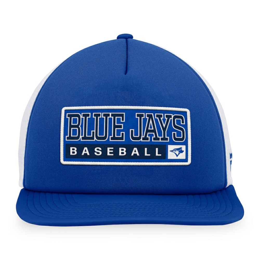 Toronto Blue Jays Majestic Foam Trucker Snapback Hat - Royal/White - MLB Sale
