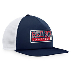 Boston Red Sox Majestic Foam Trucker Snapback Hat - Navy/White - MLB Online