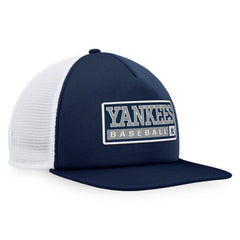New York Yankees Majestic Foam Trucker Snapback Hat - Navy/White - MLB Sale