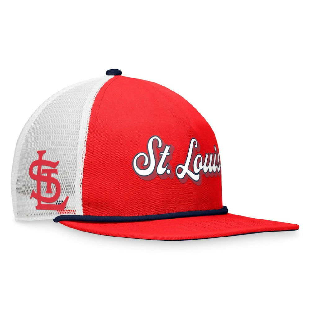 St. Louis Cardinals Fanatics Heritage Golfer Snapback Hat - Red - Fanatics Discount