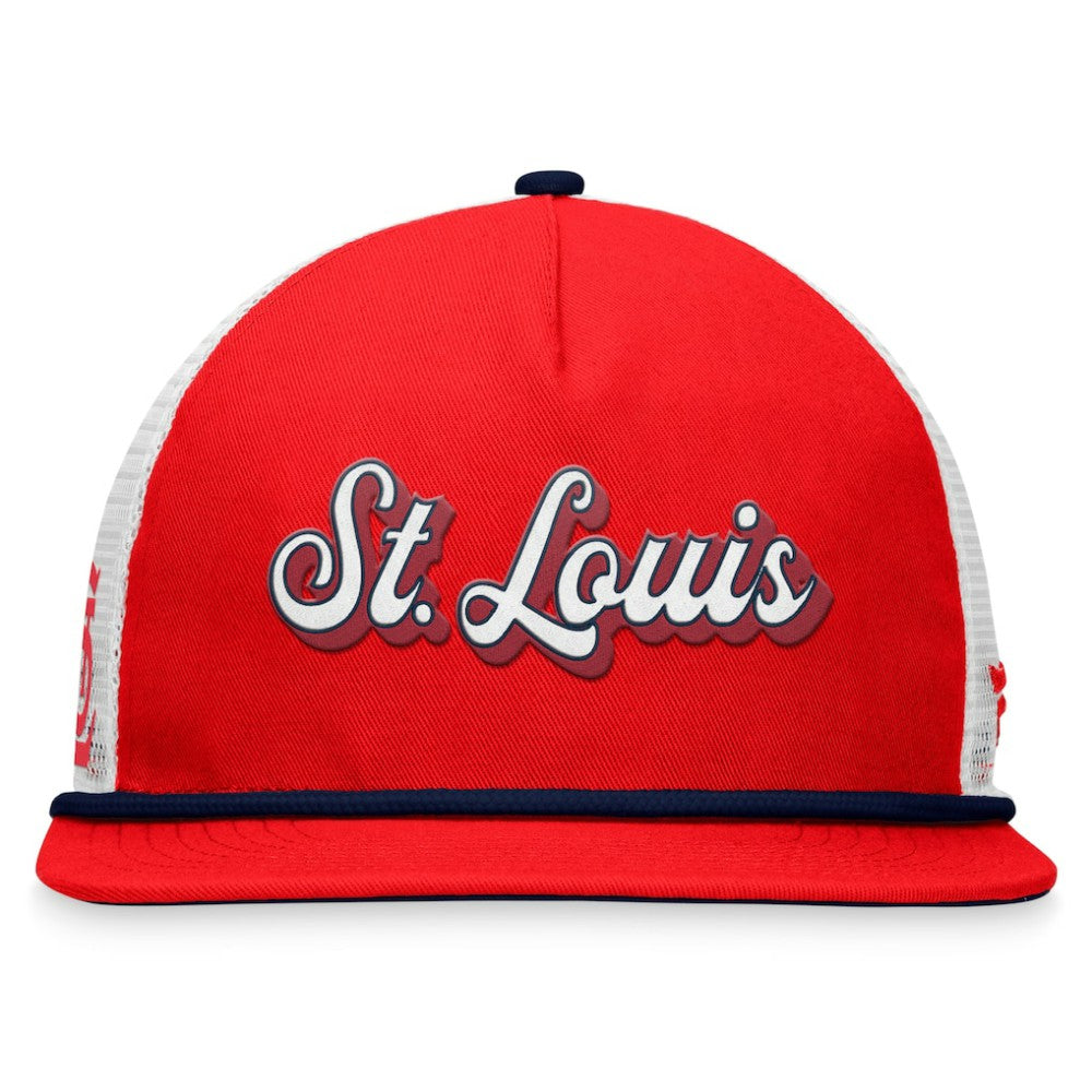 St. Louis Cardinals Fanatics Heritage Golfer Snapback Hat - Red - Fanatics Discount