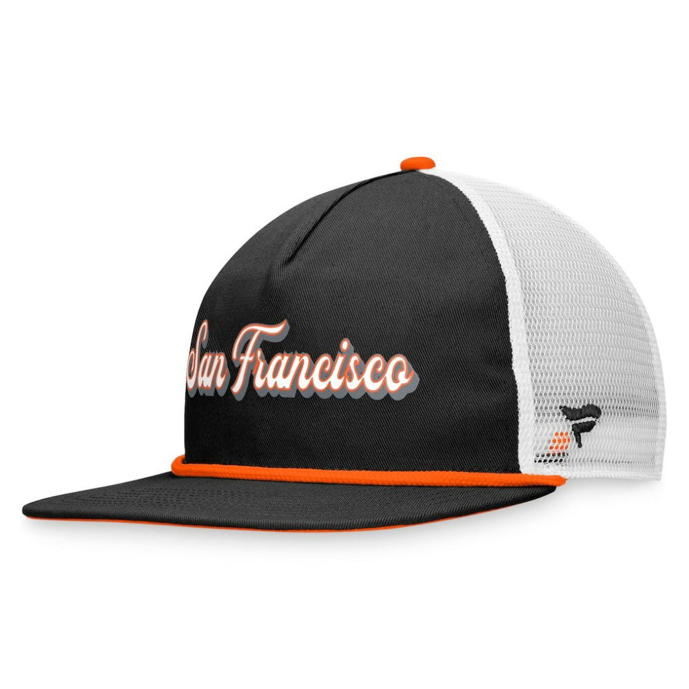 San Francisco Giants Fanatics Heritage Golfer Snapback Hat - Black - Fanatics Discount