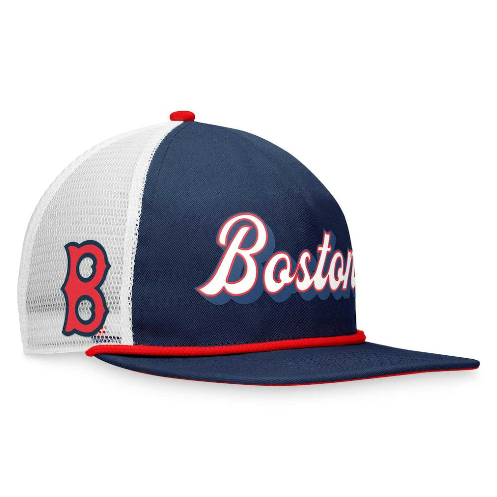 Boston Red Sox Fanatics Heritage Golfer Snapback Hat - Navy - Fanatics on Sale
