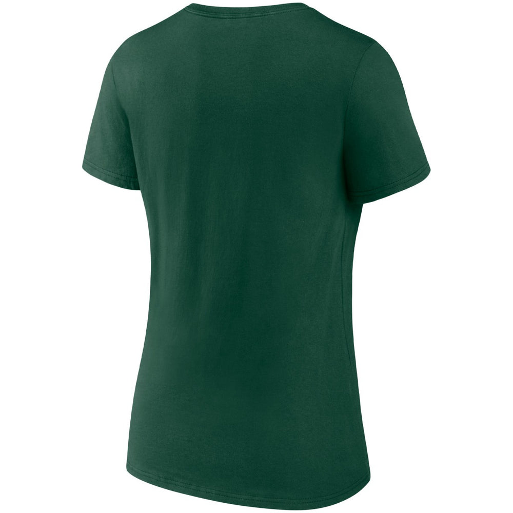 Milwaukee Bucks Women's Hometown Collection Brew City V-Neck T-Shirt Hunter Green | Fanatics outlet