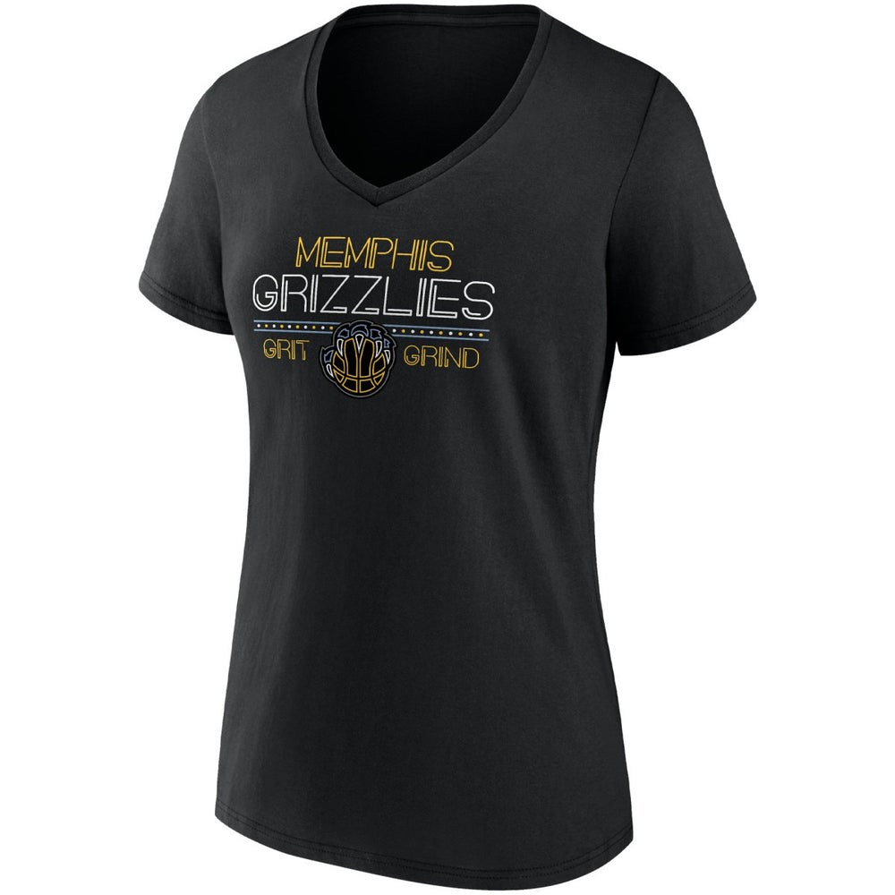 Memphis Grizzlies Women's Hometown Collection Grit Grind V-Neck T-Shirt Black | Fanatics discount