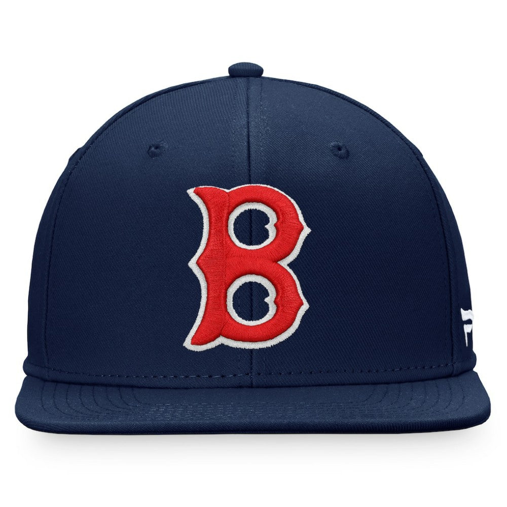 Boston Red Sox Fanatics Cooperstown Collection Core Snapback Hat - Navy - Fanatics Discount