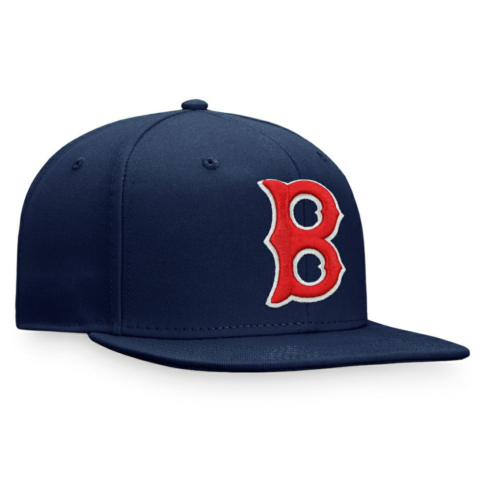 Boston Red Sox Fanatics Cooperstown Collection Core Snapback Hat - Navy - Fanatics Discount