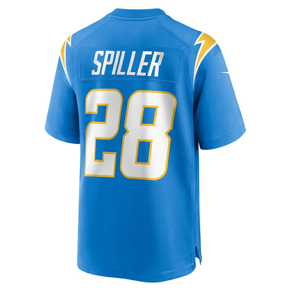 Nike Isaiah Spiller Los Angeles Chargers Game Jersey Powder Blue
