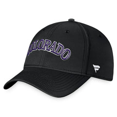 Colorado Rockies Fanatics Core Flex Hat - Black - Fanatics Discount