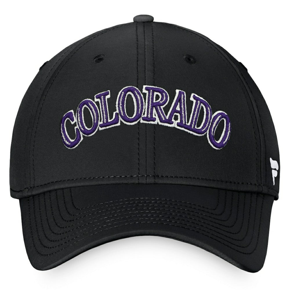 Colorado Rockies Fanatics Core Flex Hat - Black - Fanatics Discount