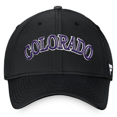 Colorado Rockies Fanatics Core Flex Hat - Black - Fanatics Discount