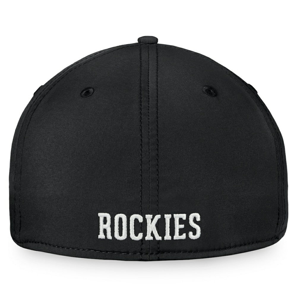 Colorado Rockies Fanatics Core Flex Hat - Black - Fanatics Discount