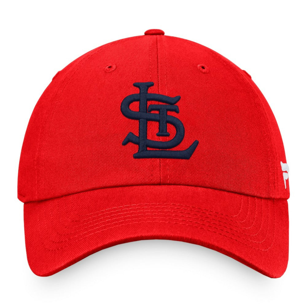 St. Louis Cardinals Fanatics Cooperstown Collection Core Adjustable Hat - Red - Fanatics Discount